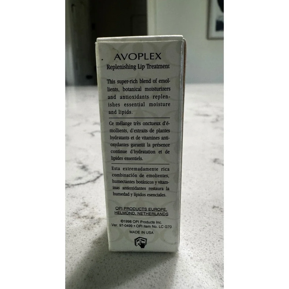 New OPI Avoplex Replenishing Lip Treatment 0.14oz / 4g Balm Discontinued NIB Vtg